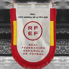 Proporczyk FIFA 2026 Finał Mistrzostw Świata Hiszpania haftowany rozmiar 48 cm x 32 cm