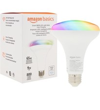 Amazon Basics Smart A19 LED Light Bulb Color Changing 9W 60W Equivalent 1 Pack
