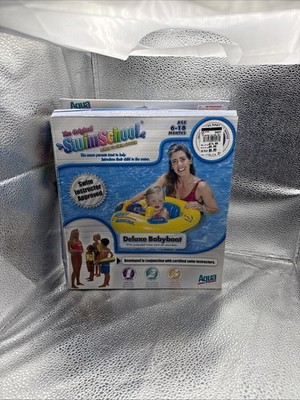 Vtg Swimschool Level 1 Baby Boat Float 6-18M 2004 ET-9110WMUS Inflatable NOS 