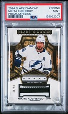 Nikita Kucherov 2024 Black Diamond Premium Relics, Patch PSA 9