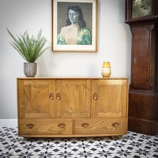 Ercol Windsor Sideboard 429 in Elm Blue label