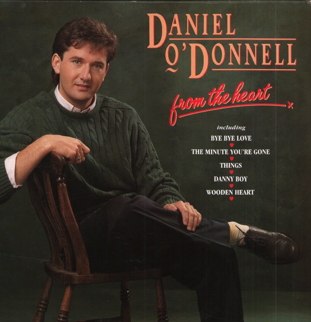 Daniel O'donnell From the Heart LP vinyl UK Telstar 1988 STAR2327
