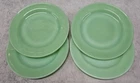 Set of Four (4) Fire-King Jadeite Restaurant Ware 6-3/4" Inch Plates