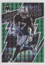 2022 Panini Mosaic Thunder Lane Green Mosaic Prizm Davante Adams #TL-9 0x3x