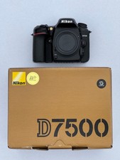 Nikon D7500 DSLR Body 21 MP DX  8 FPS 4K Stereo Touch Flip LCD - 39k shutter