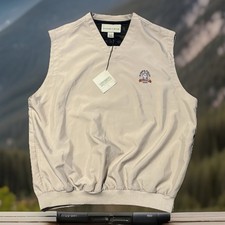 Cutter & Buck Golf Vest Mens XL Beige Windbre...
