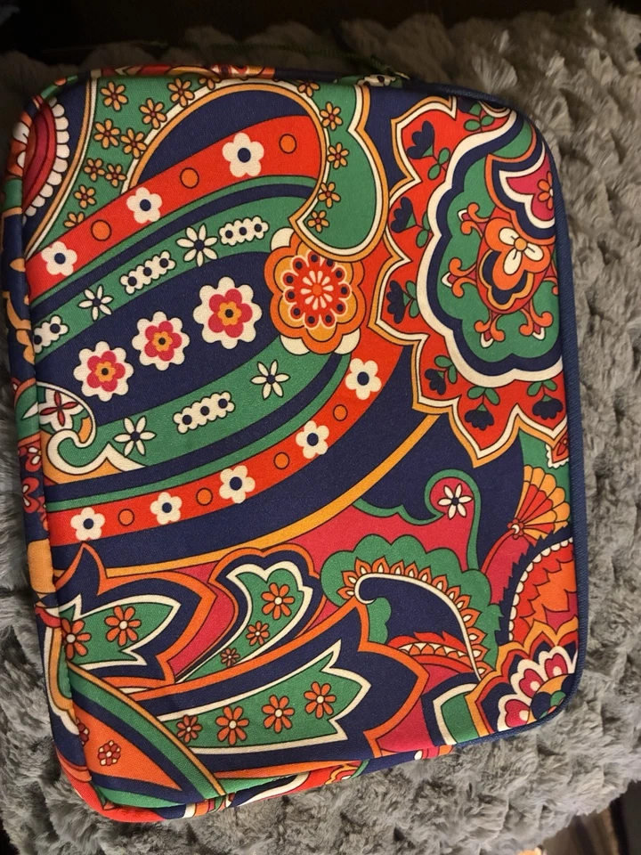 Vera Bradley Large Neoprene Tablet Sleeve in Venetian Paisley iPad Cover NWT - Image 2 of 3