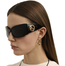 NEW Gucci GG1412S-001 Sunglasses 62mm 100 Authentic