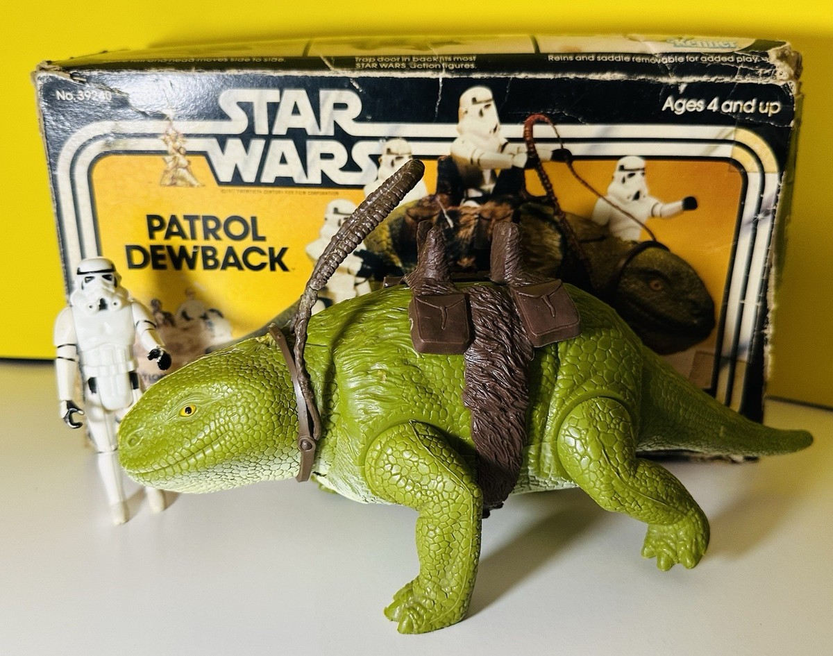 Star Wars Vintage Dewback W/ Stormtrooper 1979 Kenner Action