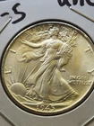 1945-S 50C Walking Liberty Half Dollar UNC