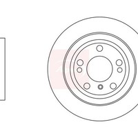 Apec Bremsscheibe Vorne Mercedes Gl-Klasse X166 2012-2015 1 StüCk