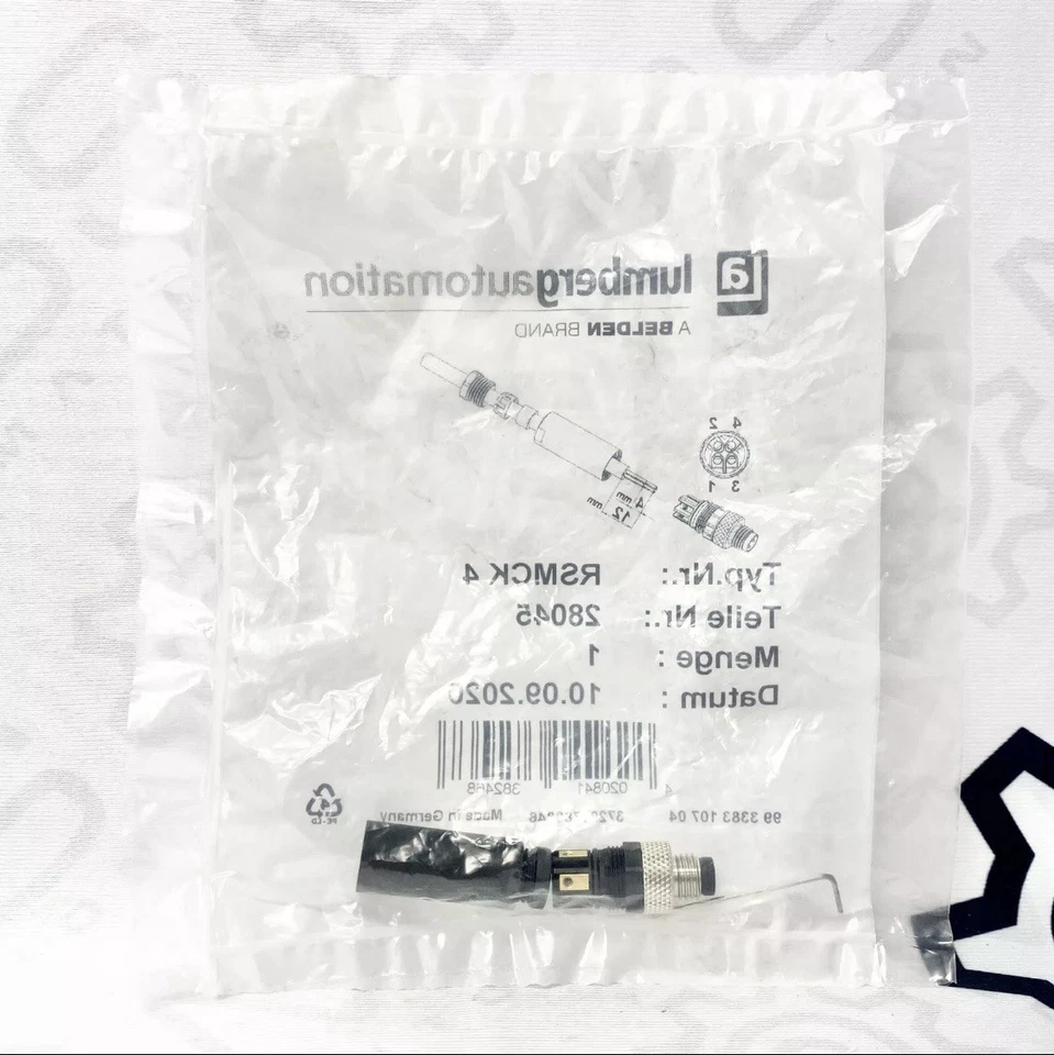 Lumberg Automation RSMCK 4 Sensor Connector M8 4 Pole USA (Lot Of 3) - Image 4 of 4