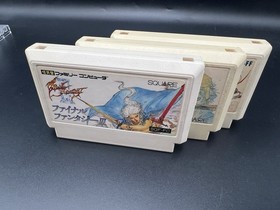 Lot 3 Final Fantasy 1 2 3 Nintendo Famicom NES FC Jp Games Tested a1