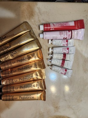 8 L'oreal Paris Cream Conditioner Tubes From Excellence Hair Color Kit