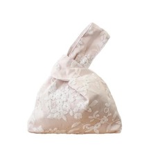 Kimono Lace Drawstring Bag Japanese Style Bag Yukata Basket Drawstring Bag