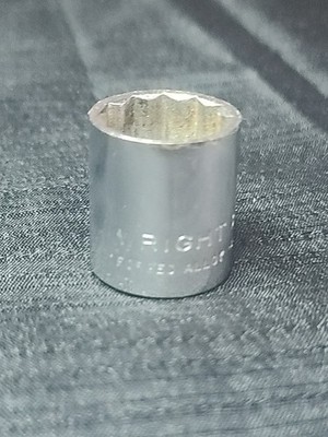 Wright Tool 3124 3/8'' Dr 12 Point Standard Socket 3/4''