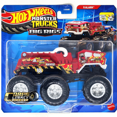 Hot Wheels Monster Trucks Big Rigs 5 Alarm 2026 Fire Truck Mattel