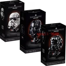 Star Wars Helmets Darth Vader Pilot 75274 Stormtrooper 75276 Building Blocks Set