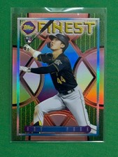 2022 Topps Finest Flashbacks Rose Gold Refractor Parallel #44 Hoy Park RC /15