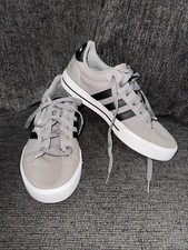 Adidas Unisex Children's Daily 3.0 Size 5 Skate Shoe Gray/Black