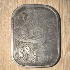 Set of 3 VINTAGE BELT BUCKLES FEATURING ALICE IN WONDERLAND