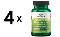 4 X Swanson Lactobacillus Rhamnosus With Fos, 5 Billion Cfu - (272,17 Eur/Kg)