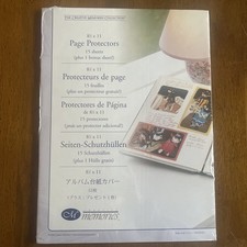 Creative Memories 8 1/2 x 11 Album Page Protectors 16 sheets Scrapbooking