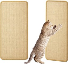 2-Selbstklebende Kratzmatte Katze Schneidbare...