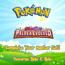 Pok mon - PAL - Paldea Evolved - Reverse Holo  Holo Master Set - Pick Your Card