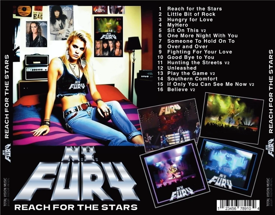 NY FURY 2025 "Reach for The Stars" New Release FREE Shipping CD Album Foto 3 de 3