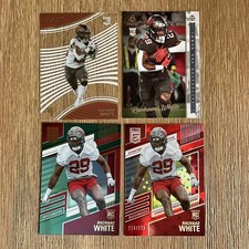 Rachaad White 4-Card Rookie Lot - Tampa Bay Buccaneers - ALL ROOKIES - /275