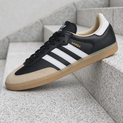 adidas Samba OG Core Black Cloud White Gum JS3832 Men New