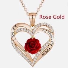 Fashion Rose Flower Pendant - Mother's Day - Necklace - Jewelry