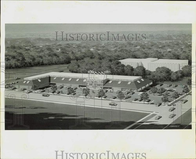 #ad 1976 Press Photo Architect#x27;s Rendering of Independence Mall in Metairie LA $24.99