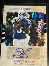 2023 Panini Phoenix Reggie Wayne Gridiron Greats Auto #GG98 Colts