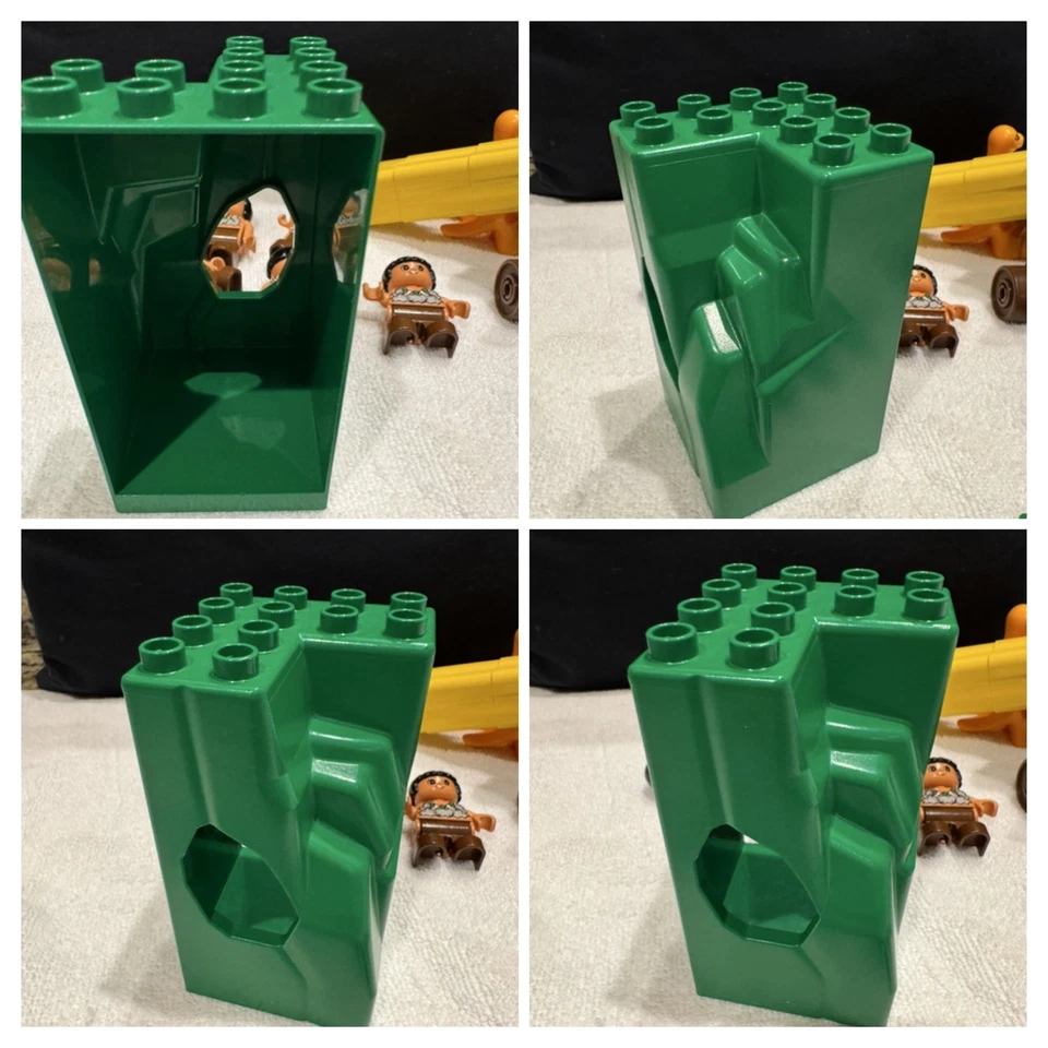 LEGO Duplo пещерный человек семья людей доисторические динозавры растение дерево пещера? Лот - Изображение 2 из 4