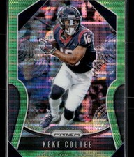 2019 Panini Prizm #134 Keke Coutee Neon Green Pulsar