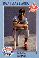1987 Texas League All-Stars Feder 12 Joe Redfield Rancho Palos Verdes California