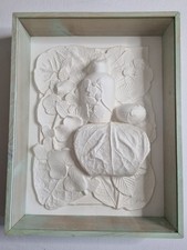 Tableau-relief encadré, Atelier Anacellulose pour Guerlain numéroté 30 x 42 cm