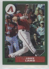 2017 Topps Silver Pack 1987 Design Chrome Green 105/175 Jake Lamb #87-JL 2j8