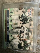 Emmitt Smith Pro Set 1991 Rookie of the Year #1 Dallas Cowboys NFL Card