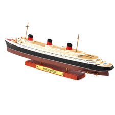 1/1250 Normandie Cruise Ship Boat Alloy Model Cruise Souvenir Static Display B