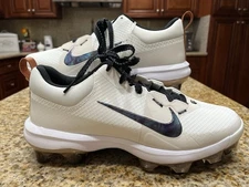 Nike Force Trout 9 Pro Low MCS Summit White Baseball Cleats Sz 9 NEW FZ8644 100
