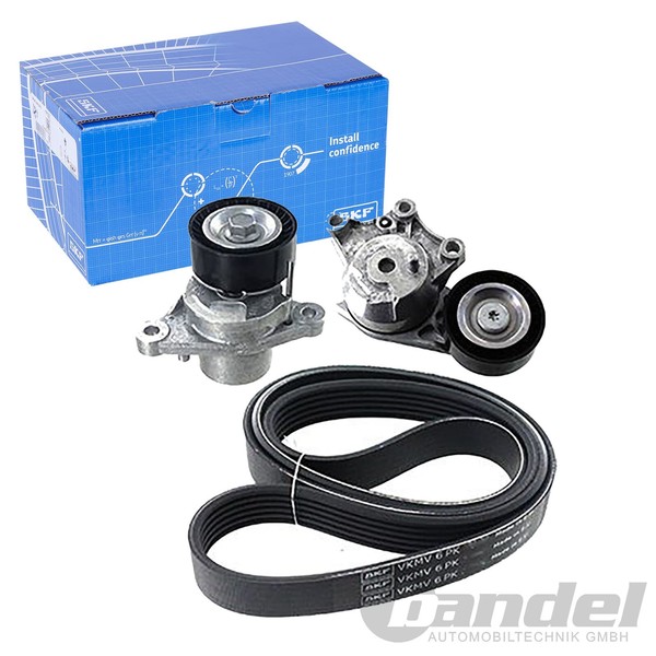 SKF KEILRIPPENRIEMEN-SATZ Passend FüR CitroËN C4 DS3 DS4 DS5 DS DS Peugeot 3008-image