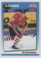 1991-92 Score Canadian Mike Hudson #389 5qd