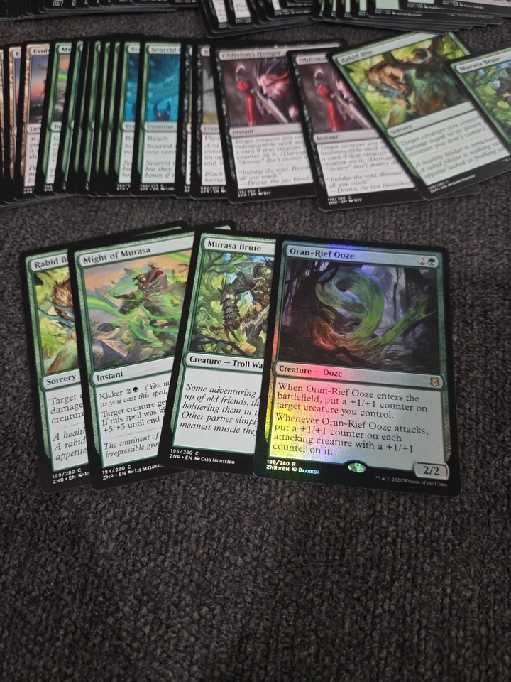 Magic The Gathering 2021 Arena Green Black Starter Deck 60 Original cards w/box  - Image 2 of 4