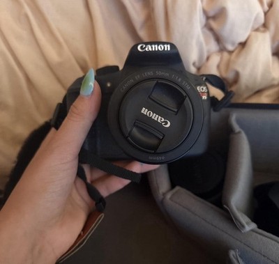 Canon EOS Rebel T5 DSLR Camera 14MP with 18-55mm & f/1.8 Lens, Camera Bag & more