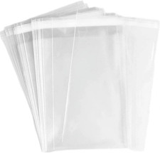 4-1/2X 6-1/2 Inch Cellophane Cello Bags-Fits A4 Envelope Sleeves-200Pcs
