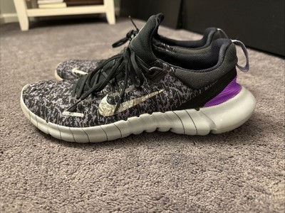 Men s  Nike Free Run 5.0 Purple and Black Size 10.5