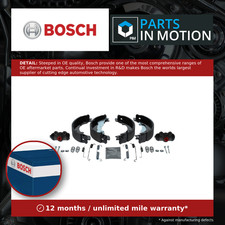 Image of Brake Shoes Set fits BMW 318 E30 1.8 82 to 90 Bosch Genuine Quality Guaranteed